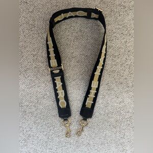 Marc Jacobs Black and Gold Adjustable bag Strap